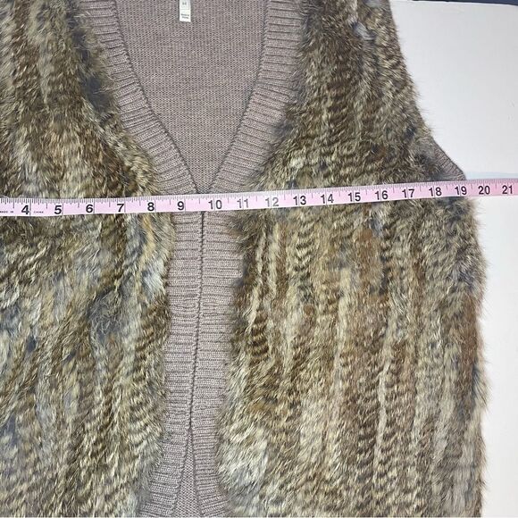 Joie Rabbit Fur Vest size Medium - Picture 12 of 15